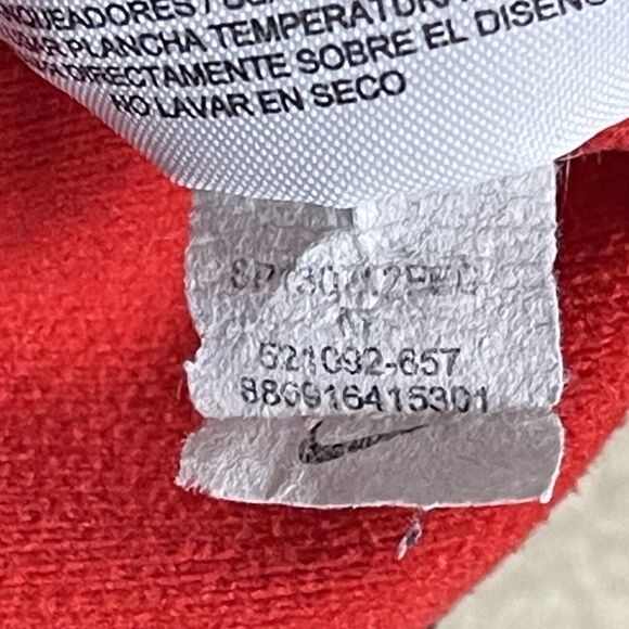 Nike Track Jacket Mens Medium Red Black LeBron James Lion Forged Swoosh Hoodie - Picture 6 of 13